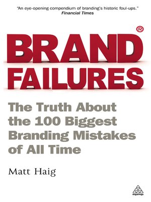 cover image of Brand Failures